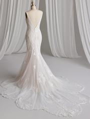 23SS692A01 All Ivory Gown With Ivory Illusion back