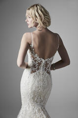 20SW203 Ivory Gown With Ivory Illusion detail