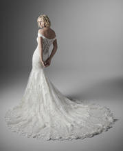 20SC252 Ivory Gown With Nude Illusion back