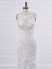 9SC803 All Ivory Gown With Ivory Illusion detail