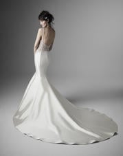 Marquette-CL Ivory Gown With Ivory Illusion back