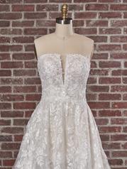 22ST549 All Ivory Gown With Ivory Illusion detail
