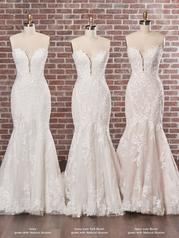 22SW545 Ivory Over Blush Gown With Natural Illusion detail