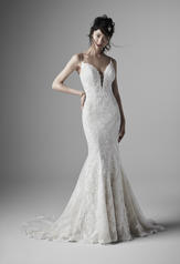 20SS221 Ivory Gown With Nude Illusion front