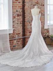 22SS529 All Ivory Gown With Ivory Illusion back