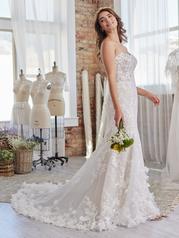 22SS529B01 Ivory Over Blush Gown With Natural Illusion detail