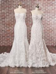 22SS529 Ivory Over Blush Gown With Natural Illusion multiple
