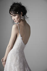 20SW192 Ivory Gown With Ivory Illusion detail