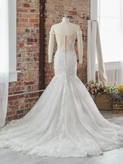 22SC580 Ivory Gown With Natural Illusion back