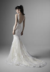 20SS254 All Ivory Gown With Ivory Illusion back