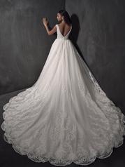 22SV959 Ivory Gown With Ivory Illusion back