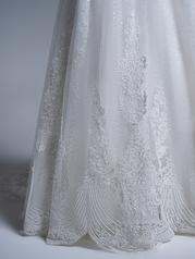 22SV959 Ivory Gown With Ivory Illusion detail