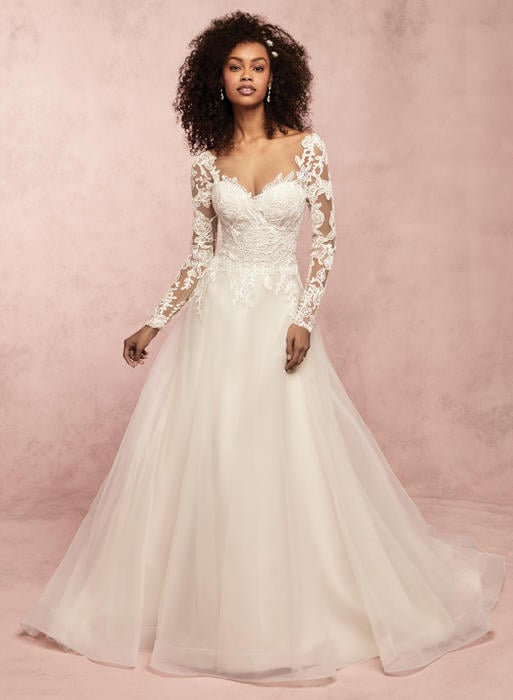 Maggie Sottero - Illusion Long Sleeved A-line Bridal Gown