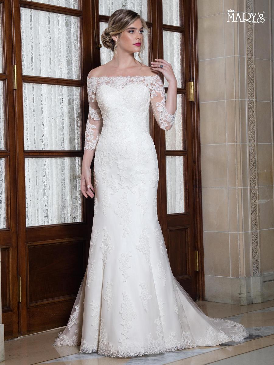 chinese dress ladies 3/4 Length Sleeve Wedding Dresses – Ms. Grace main image 0