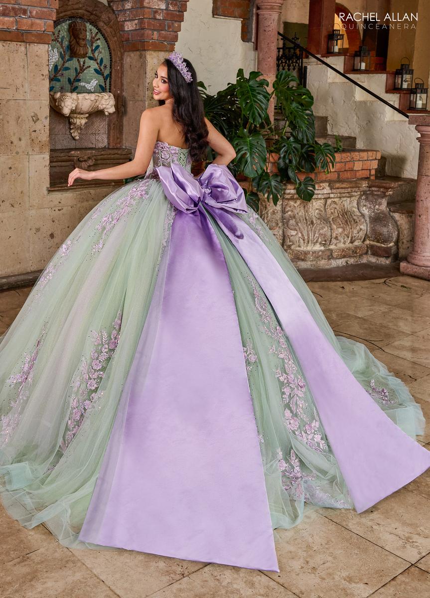 light purple dress for quinceanera morilee #89409 Light Purple Three-Dimensional Floral Quinceaera Dress with Flounced Overskirt