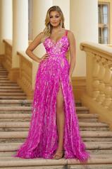 28259 Nude/Hot Pink front