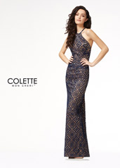 CL18304 Navy Blue/Nude front