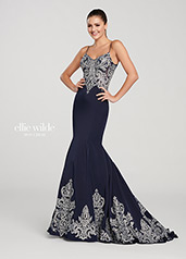 EW119168 Navy Blue/Silver front