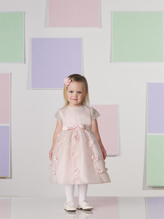Sweet Pink Flower Baby Dress 111387B