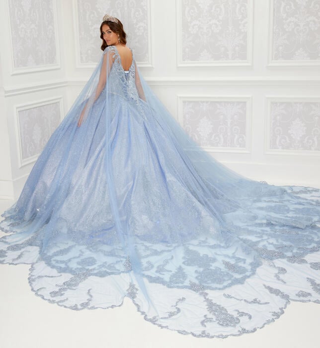 WHEN YOU PUT ON A PRINCESA GOWN YOU INSTANTLY FEEL THAT THIS DRESS IS LIKE NO OT PR22141Cape