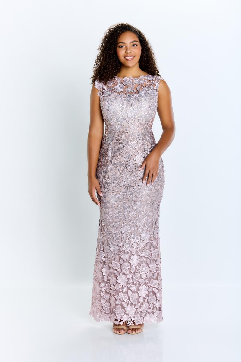 Montage by Mon Cheri 119958 Ombre Lace Mother of the Bride Dress