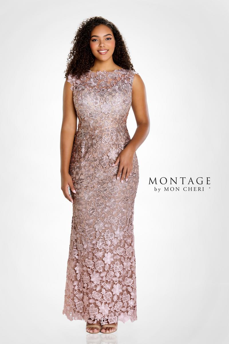 Montage by Mon Cheri 119958 Ombre Lace Mother of the Bride Dress