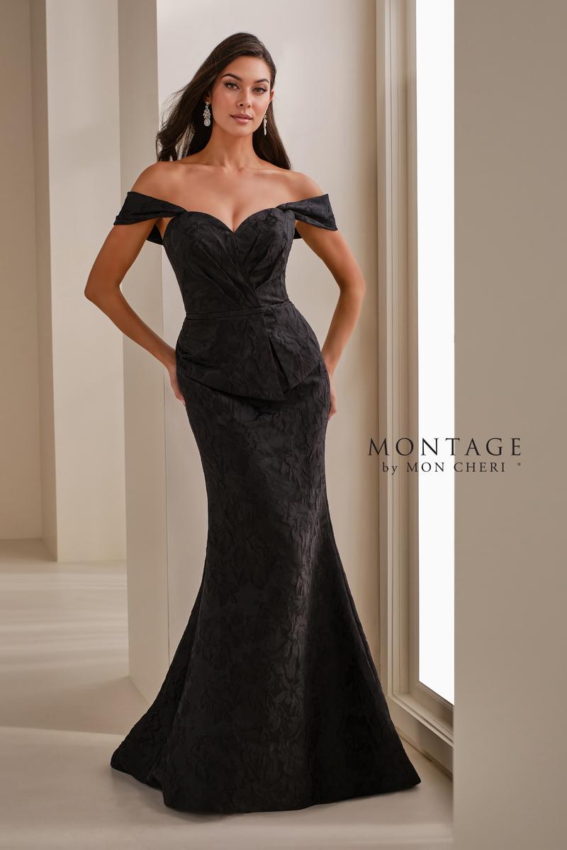 ハーリップトゥ [black]Le  MonceauLakeDress Montage by Mon Cheri | Castle Couture M3106BRCD