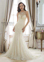Y11887HB Ivory/Light Champagne front