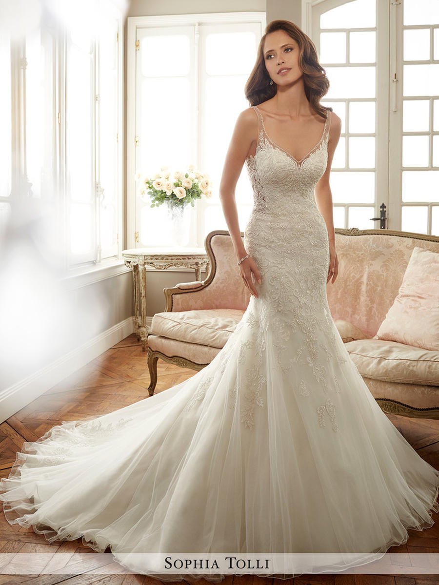 sophia tolli fit and flare