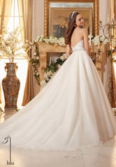 5463 by Mori Lee Ivory back
