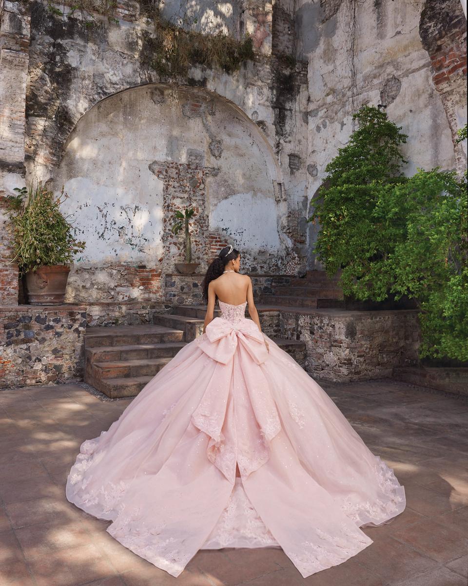 beautiful pink quinceanera dresses Dancing Queen 1842 Long Quinceanera Dress Light Blush / Medium