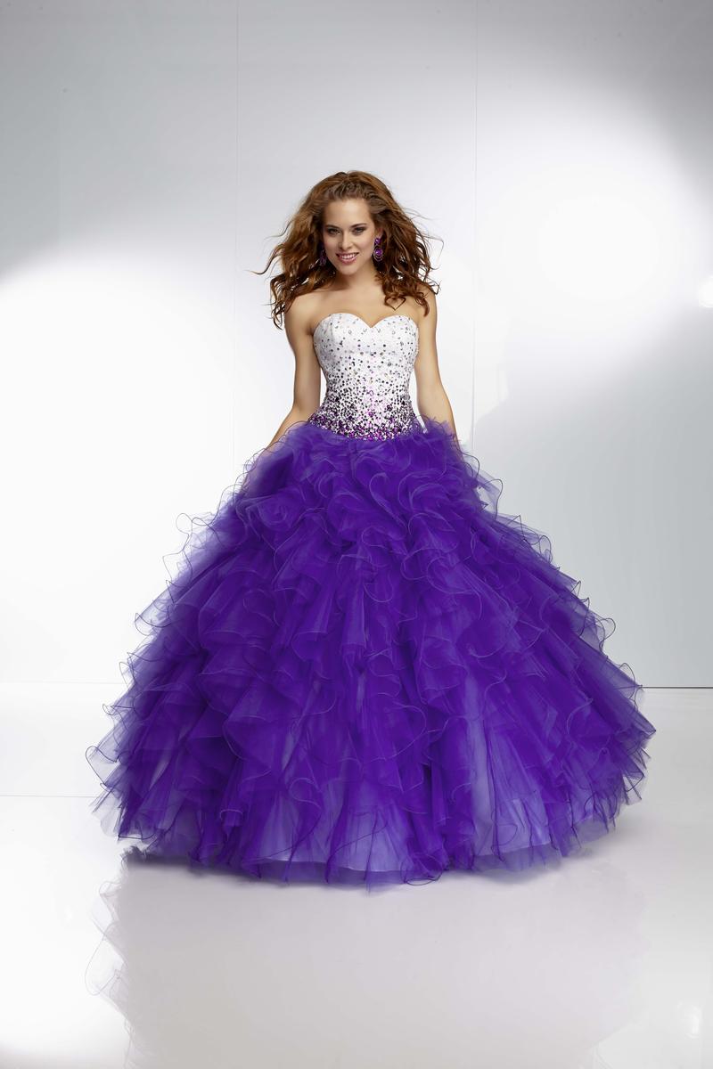 mori lee purple prom dress