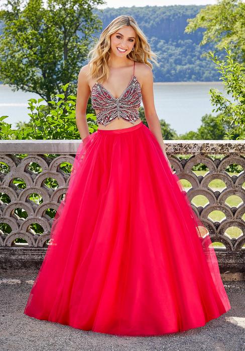 Morilee - 2 pc beaded bodice gown 47033
