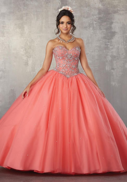 Morilee - Beaded Bodice on Tulle Ball Gown