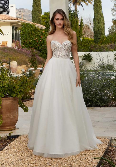 Morilee - Crystal Beaded  and Sparkle A Line 4125