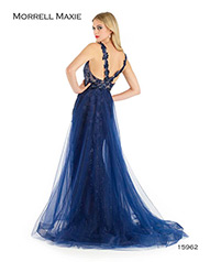 15962 Navy/Nude back