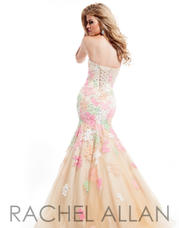 6813 Nude/Mint/Pink back