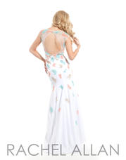 6827 White/Coral/Turquoise back