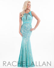 6853 Turquoise/Nude front