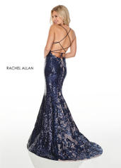 7038 Navy/Nude back