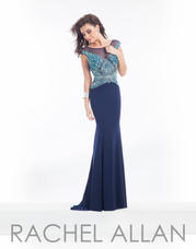 9016 Navy/Turquoise front