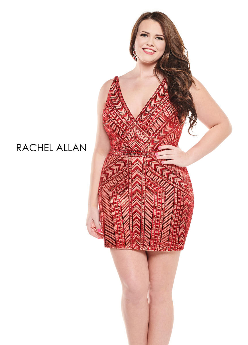 Rachel Allan Plus Size Prom 4828