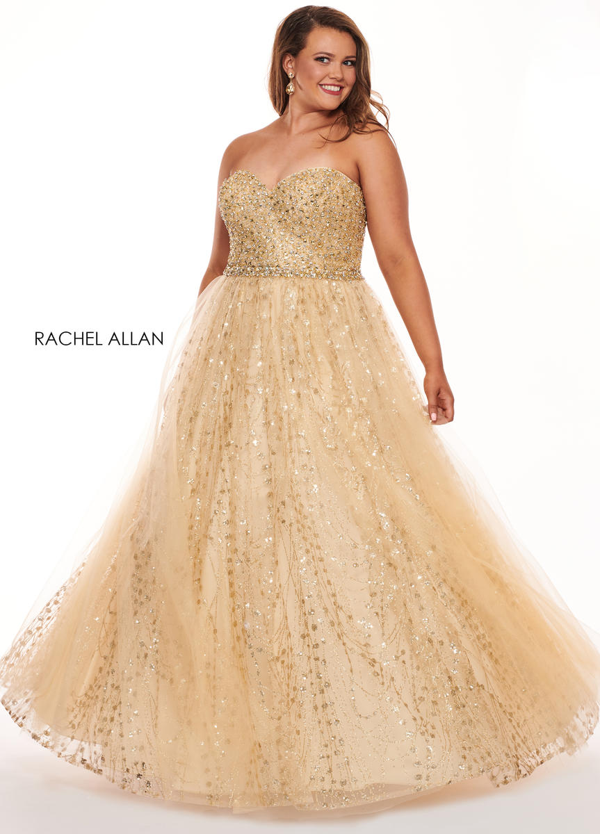 Rachel Allan Plus Size Prom 6665