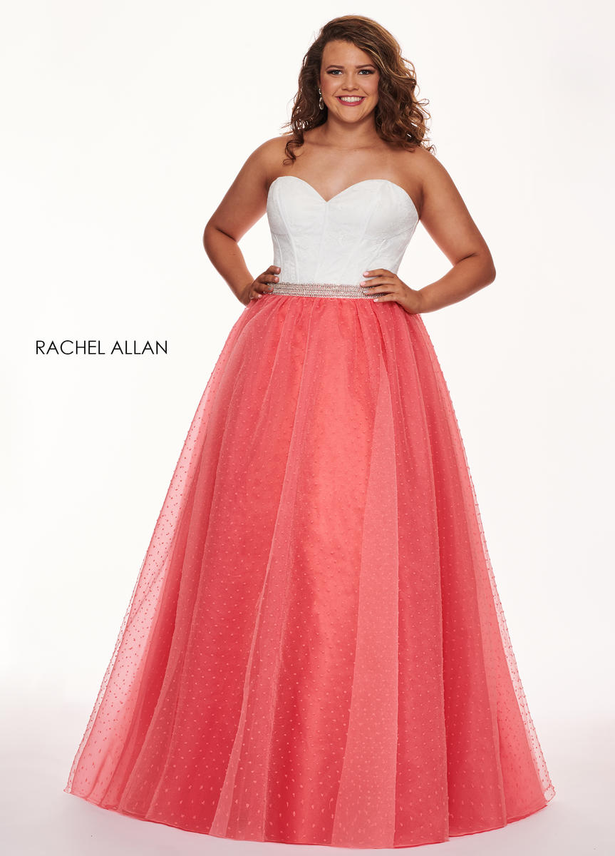 Rachel Allan Plus Size Prom 6677