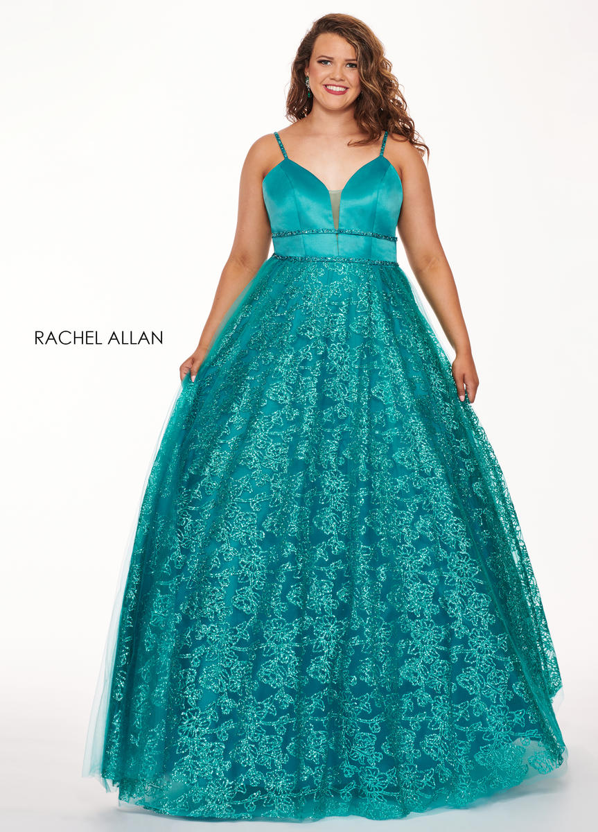 Rachel Allan Plus Size Prom 6695