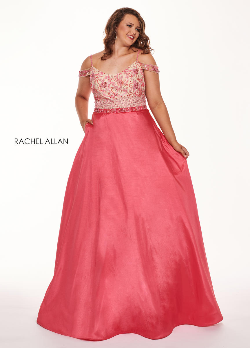 Rachel Allan Plus Size Prom 6696