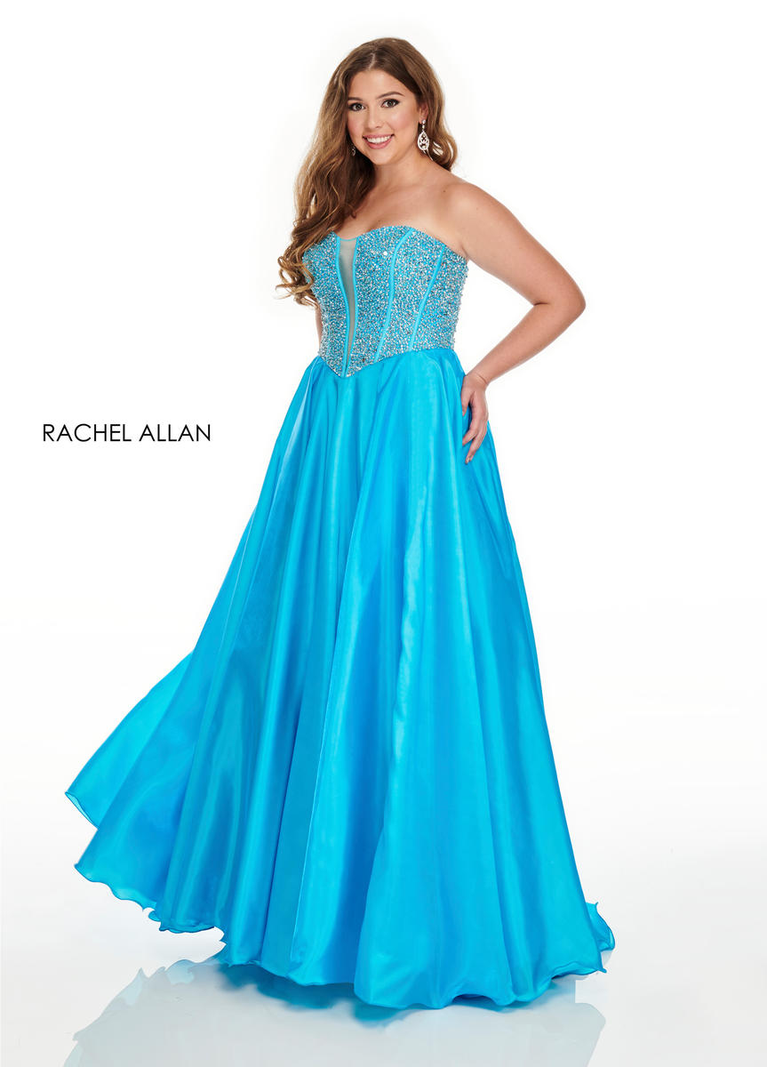 Rachel Allan Plus Size Prom 7236