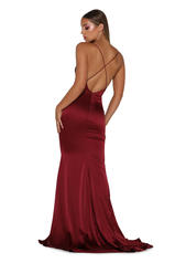 Dana_Gown Deep Red back