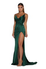 Hugo_Gown Emerald front
