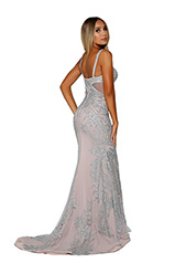 PS6379 Silver Nude back